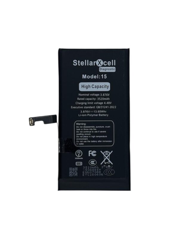IPHONE 15 DIAGNOSTICO - BATERIA